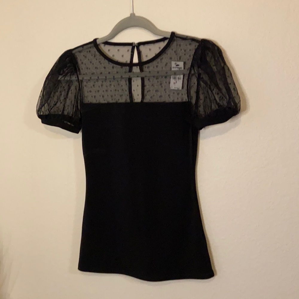 New Express puffed sleeves top